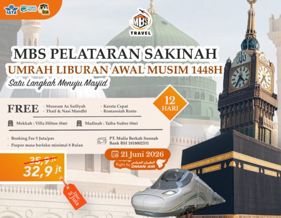 Umroh Pelataran 12 Hari - 21 Juni 2026